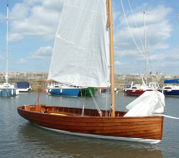 Bantham C class wooden sailing dinghy for sale