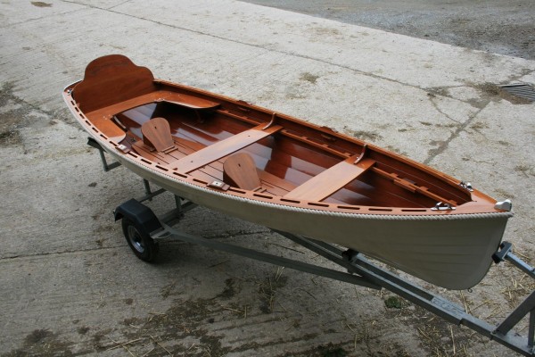 Oughtred Acorn rowing wooden skiff for sale