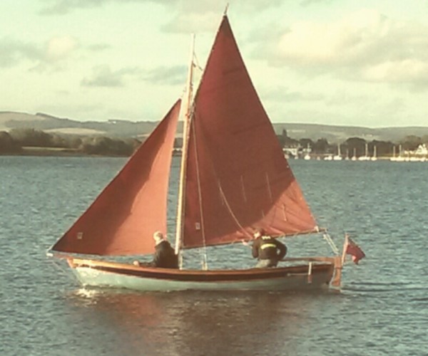 Nordic double ender wooden sailing boat for sale