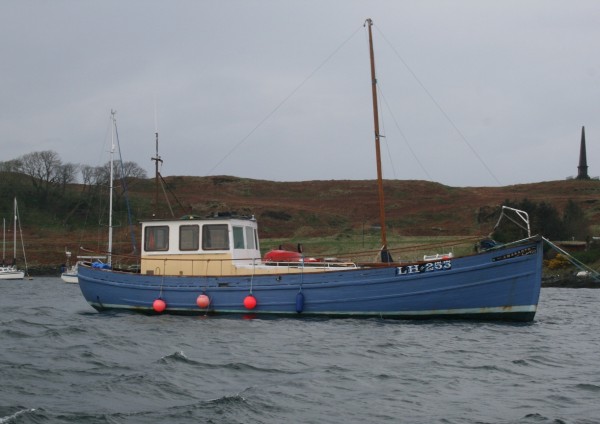 for sale - scottish fishing boat wooden motor yacht