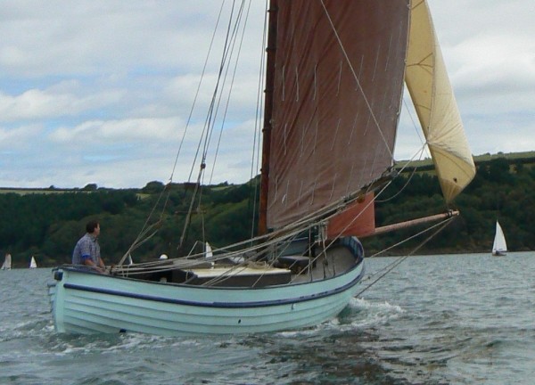 Swedish Gaff Cutter wooden sailing yacht for sale