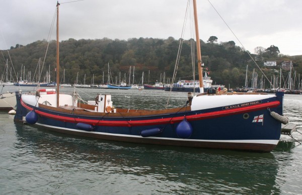 rnli wooden sailing life boat for sale