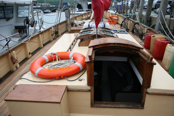 looe lugger for sale. historic sailing boat, 5 berths