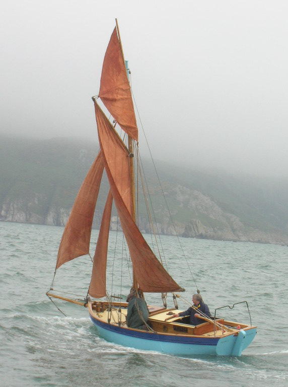 Gaff Cutter wooden sailing yacht for sale