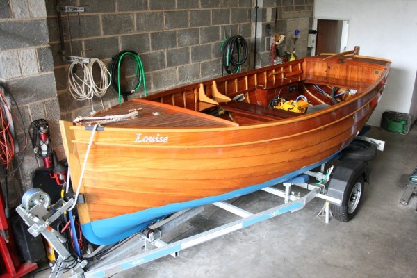 Nick Smith wooden motor Launch for Sale
