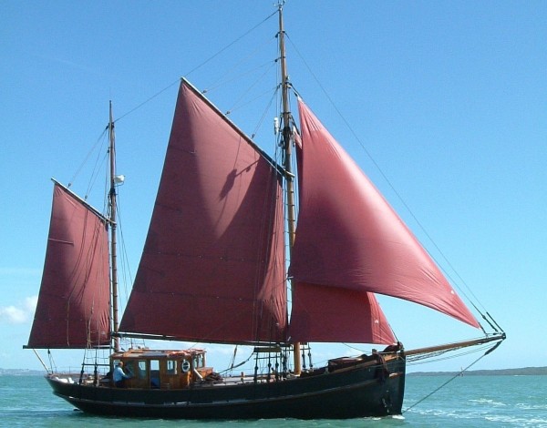 59' Danish gaff ketch wooden sailing yacht For sale