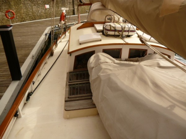 Steel Gaff Ketch wooden sailing yacht For Sale