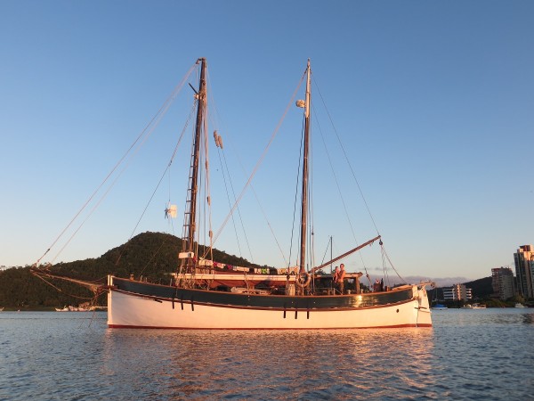 norwegian gaff ketch wooden sailing yacht for sale