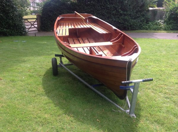 Ian Oughtred Puffin dinghy wooden clinker sailing dinghy for sale