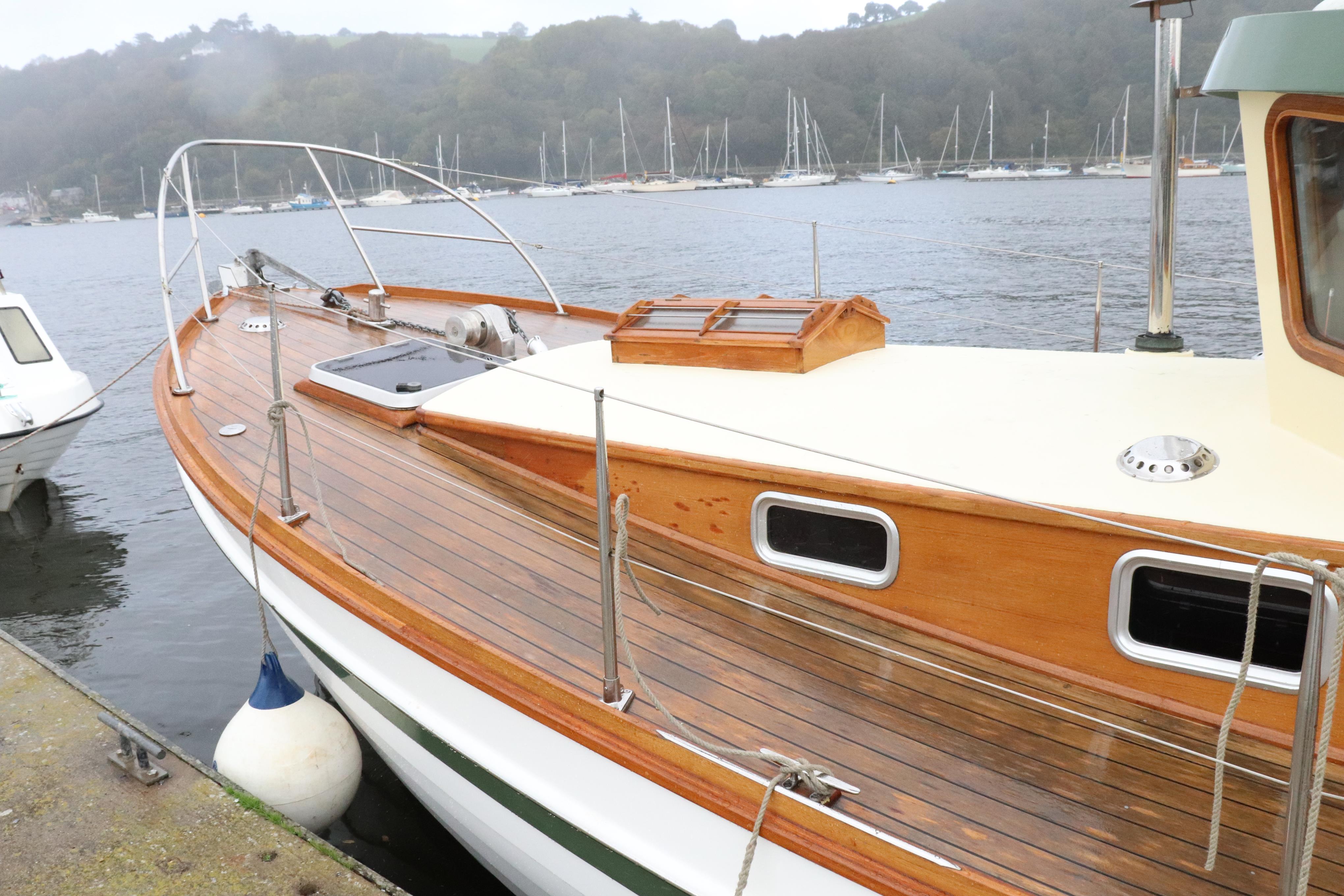 wooden yacht sale
