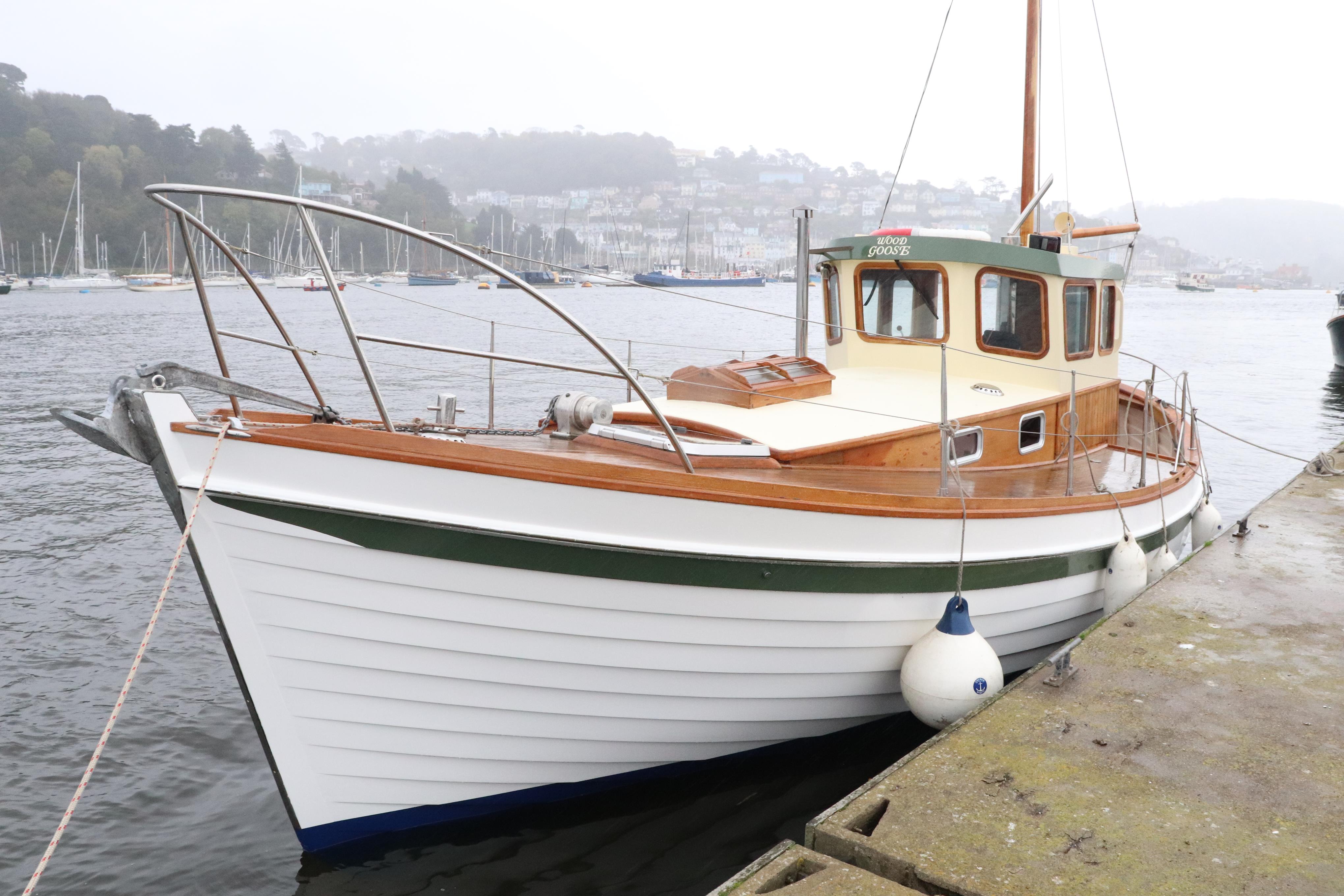 wooden yacht sale