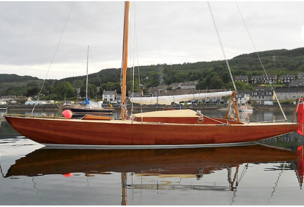 wooden sailing yacht for sale